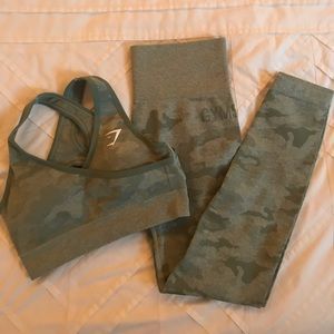 Gymshark *Camo Seamless* Sage Green 🌿